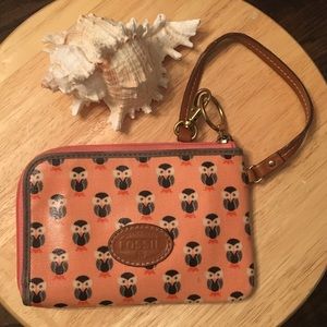 🦉🦉 Fall Inspired Fossil Owl Wristlet Wallet 🦉🦉
